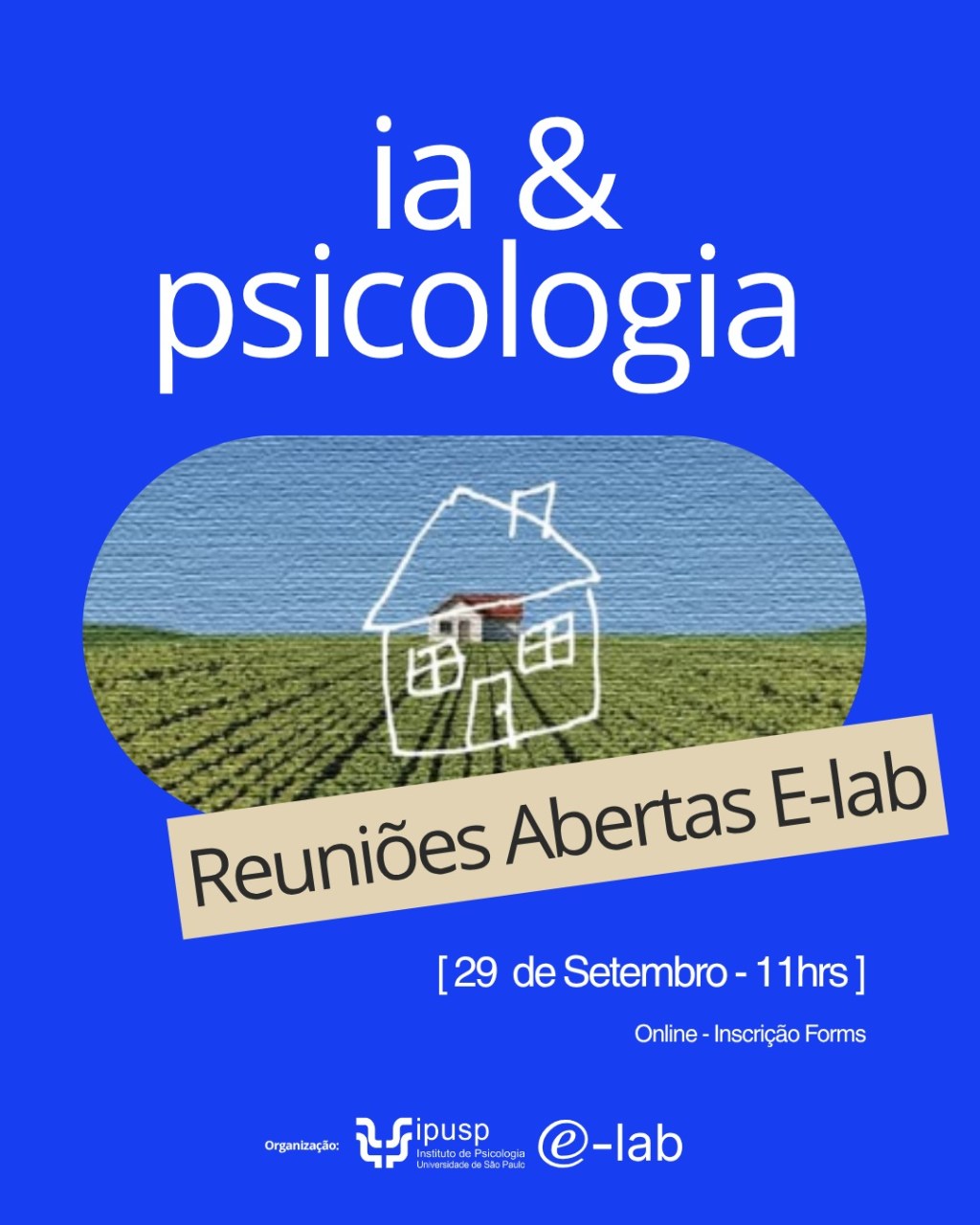 Reunião Aberta: IA &&nbsp;Psicologia